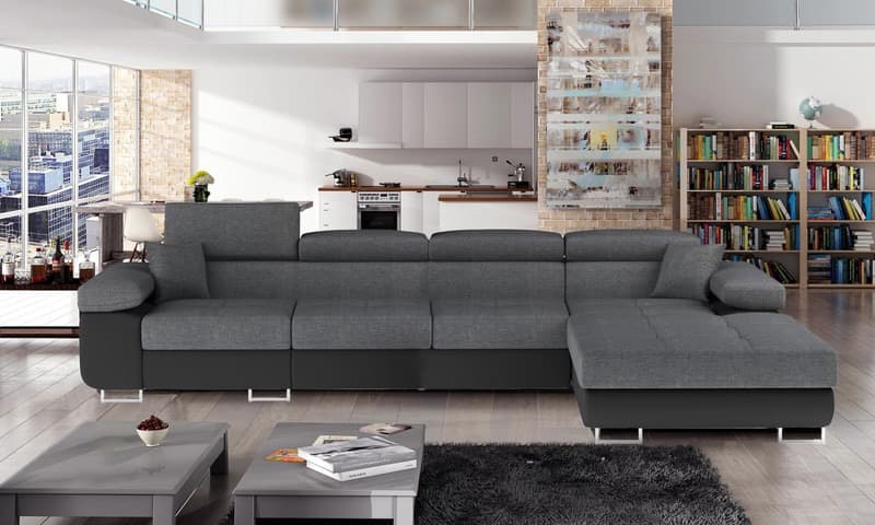Hollingwood Long Corner Sofa Bed with Storage S21/S11 – photo 2
