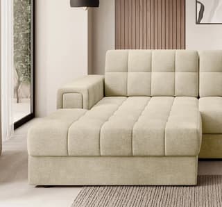 Yolanda Corner Sofa Bed with Storage M04 – close-up detail