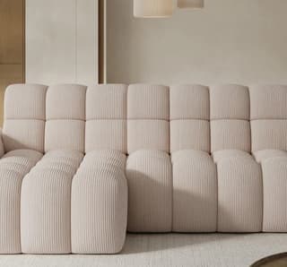 Kelmscott Electronic Corner Sofa Bed JL20 – close-up detail