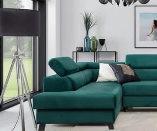 Thorncliff Corner Sleeper with Storage M37 – close-up detail