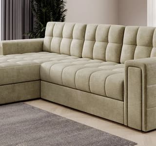Ravenna Corner Sofa Bed with Storage M04 – close-up detail