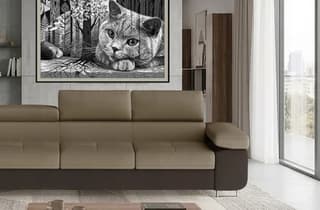 Orrino Long Corner Sofa Bed with Storage M09/M29 – close-up detail