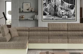 Orrino Long Corner Sofa Bed with Storage B03/S33 – close-up detail