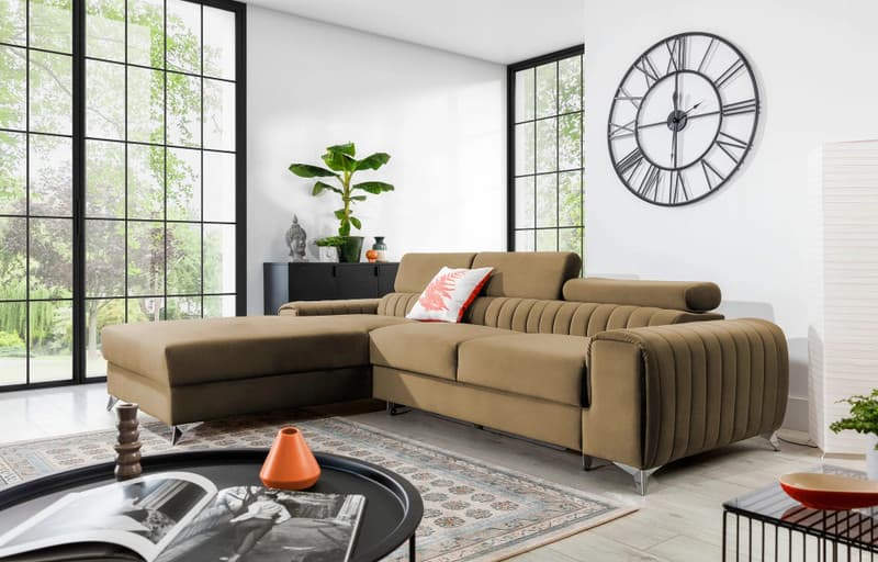 Inverleigh Corner Sofa Bed with Storage N20