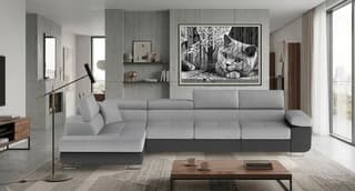 Orrino Long Corner Sofa Bed with Storage M84/M97