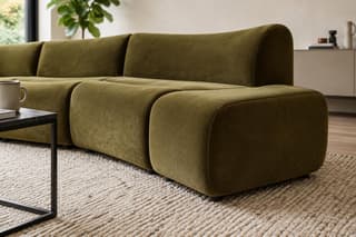 Darnley Chaise Corner Sofa in As shown – close-up detail