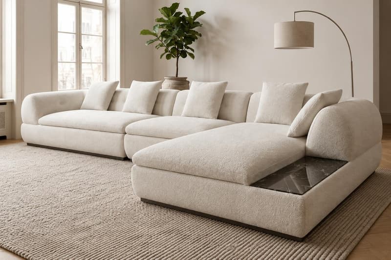 Lunara Curved Corner Sofa – photo 3