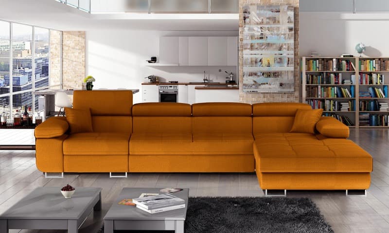 Hollingwood Long Corner Sofa Bed with Storage M48 – photo 2