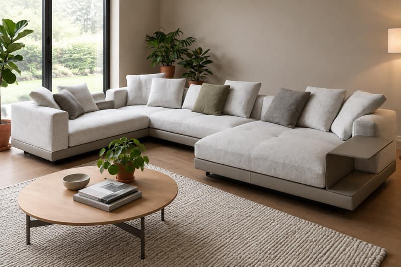 Farnham Bouclé Corner Sofa – photo 4