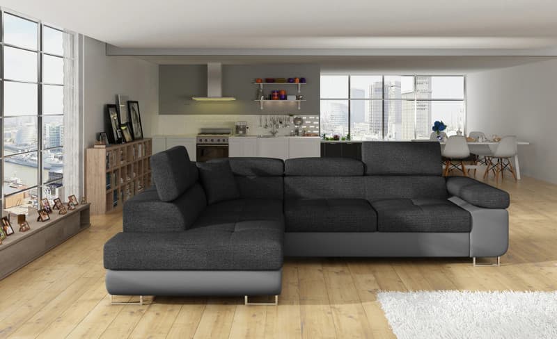 Orrino Corner Sofa Bed with Storage i96/S29