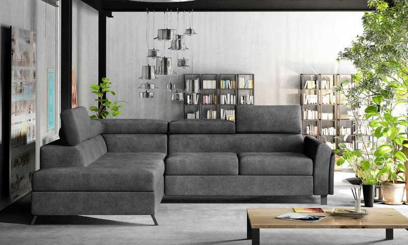 Thorncliff Corner Sleeper with Storage D95
