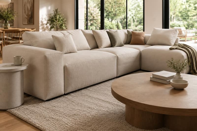 Harlington Curved Corner Sofa – photo 3
