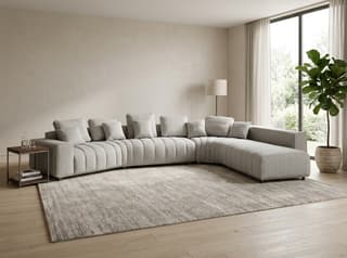 Charnwood Curved Corner Sofa in As shown – shown in a room setting