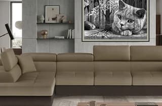 Orrino Long Corner Sofa Bed with Storage M09/M29 – close-up detail
