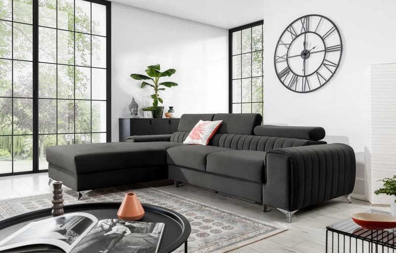 Inverleigh Corner Sofa Bed with Storage N05