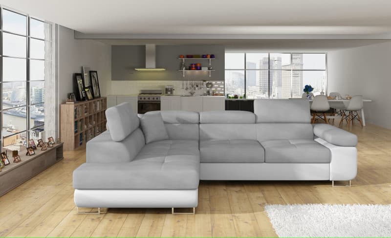 Orrino Corner Sofa Bed with Storage P05/S17