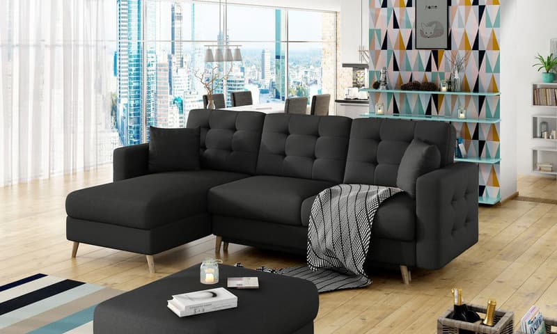 Merrow Corner Sleeper With Storage K07