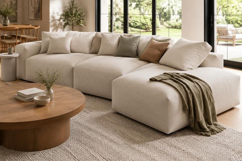 Harlington Curved Corner Sofa – photo 4