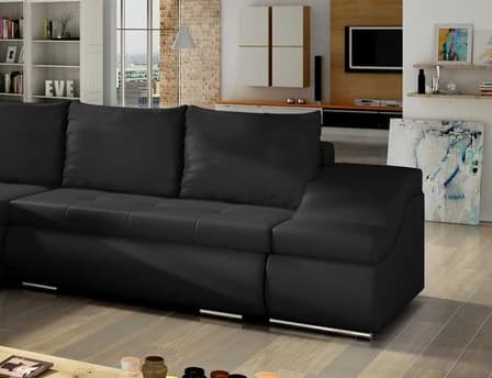 Jessamine Corner Sofa Bed with Storage Eco Leather S11 – photo 5