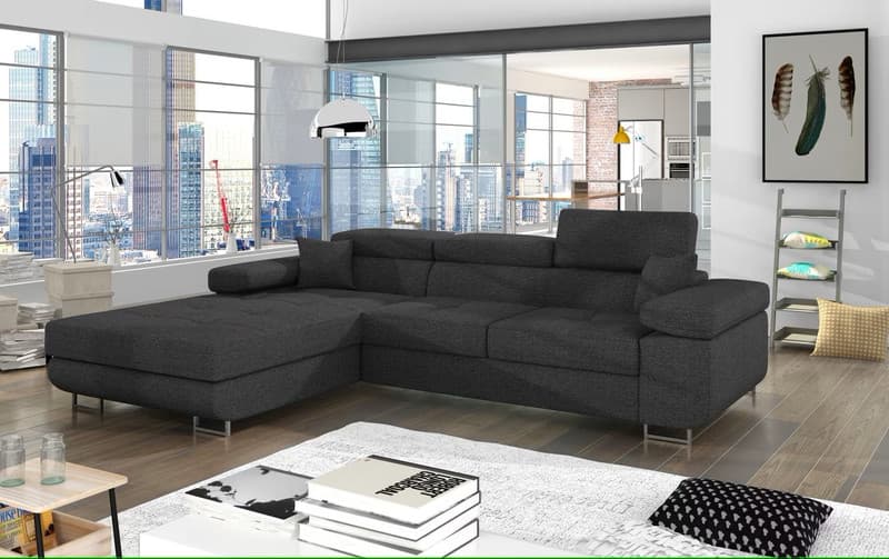 Hollingwood Corner Sofa Bed with Storage i96