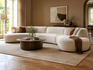 Wrenbury Corner Lounge Sofa in As shown – shown in a room setting
