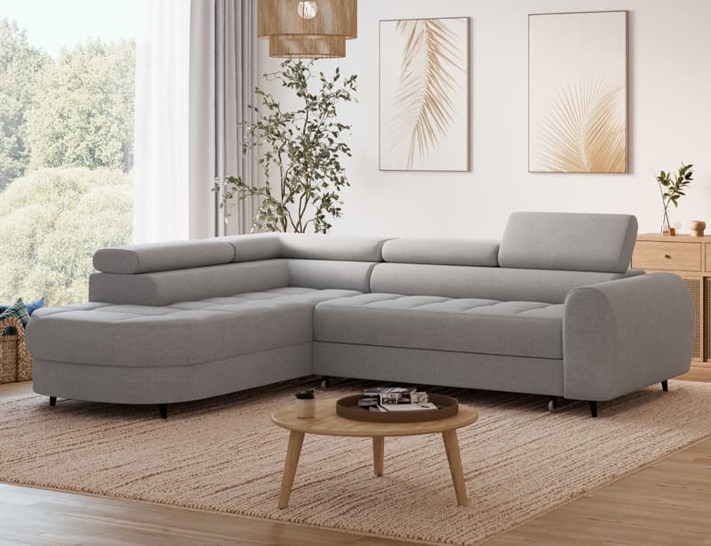 Jorvik Corner Sofa Bed with Storage N03