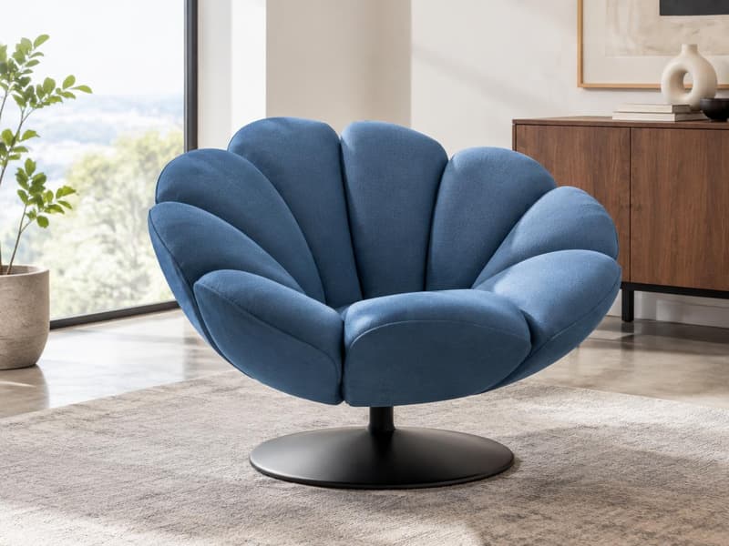 Oakham Petal Swivel Chair