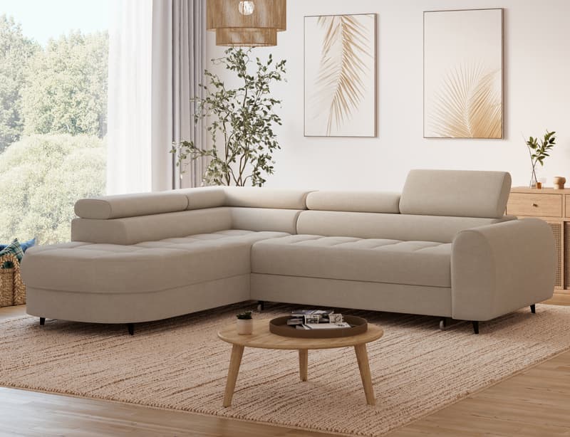 Jorvik Corner Sofa Bed with Storage MH18
