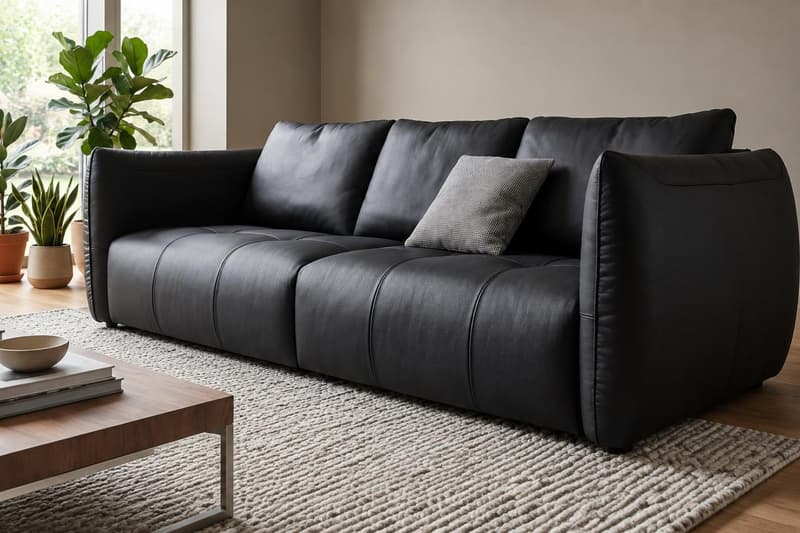 Oakmere Leather-Look Sofa – photo 2