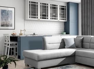 Mistral Corner Sofa Bed with Storage M84/M85 – close-up detail
