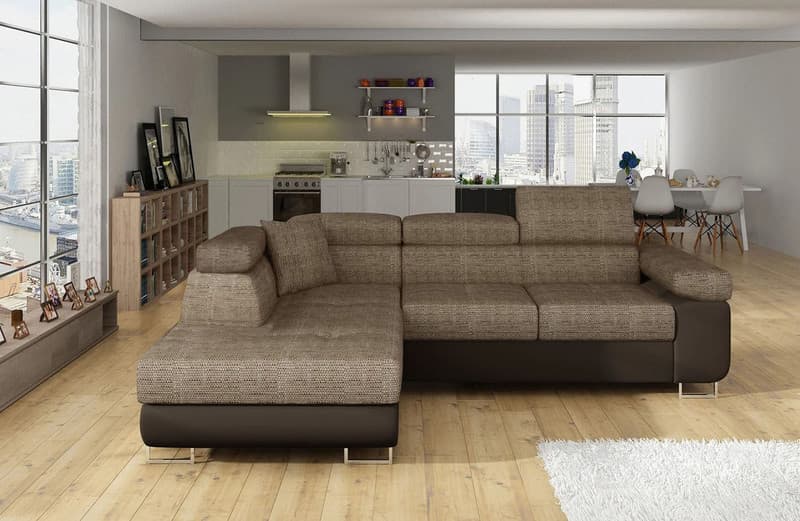 Orrino Mini Corner Sofa Bed with Storage B03/S66