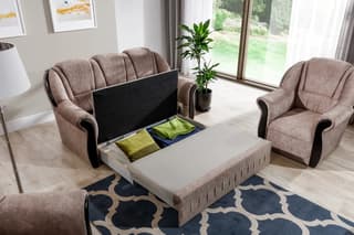 Quenby Sofa Bed with Storage D22 (Sofa and 1 Armchair Only) – image 6