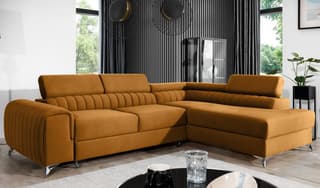 Fairhaven corner sofa bed with storage M48 – right-hand corner layout