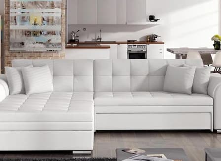 Rosslyn Corner Sofa Bed S17 Eco Leather – photo 4