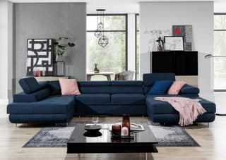 Cairnwell U Shaped Sofa Bed with Storage i80