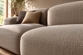Inglewood Curved Sofa in As shown – close-up detail