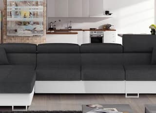 Hollingwood Long Corner Sofa Bed with Storage S05/S17 – close-up detail