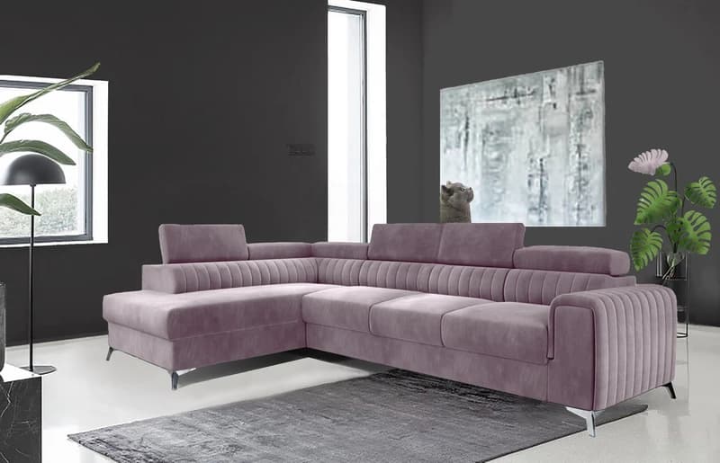 Fairhaven Long Corner Sofa bed with Storage M62 (Left Corner Only, Easy Clean Upgrade)