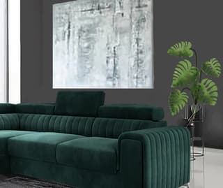 Fairhaven Mini Corner Sofa bed with Storage M37 – close-up detail