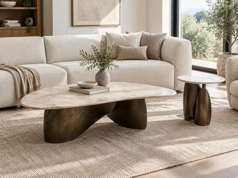 Calstone Marble Coffee Table