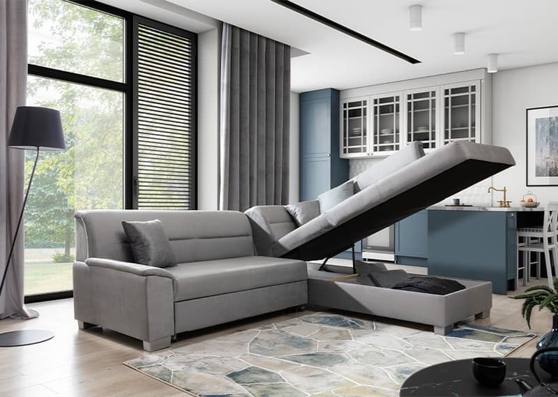 Mistral Corner Sofa Bed with Storage M29 (Right Corner Only) – photo 3