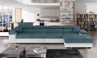 Hollingwood Long Corner Sofa Bed with Storage O86/S17 – right-hand corner layout