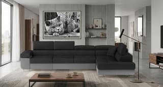 Orrino Long Corner Sofa Bed with Storage i96/S29 – right-hand corner layout