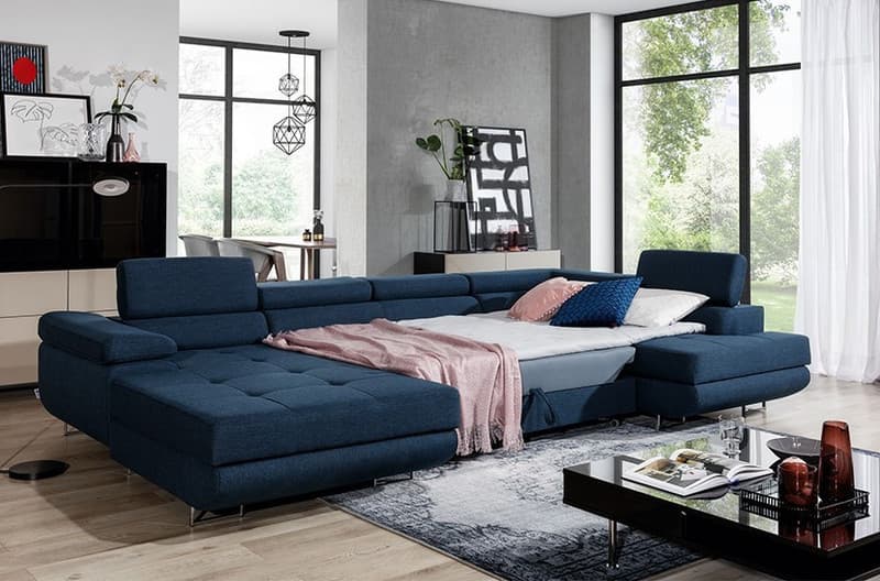 Cairnwell U Shaped Sofa Bed with Storage i80 – photo 2