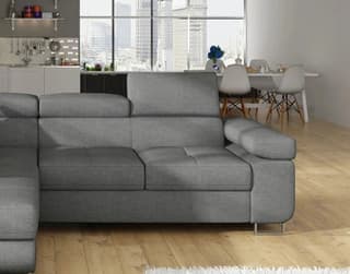 Orrino Mini Corner Sofa Bed with Storage S21 – close-up detail