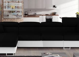 Hollingwood Long Corner Sofa Bed with Storage S14/S17 – close-up detail