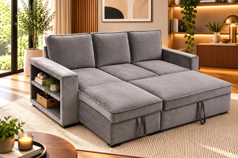 Verity Corner Sofa Bed With Storage M84 – photo 2
