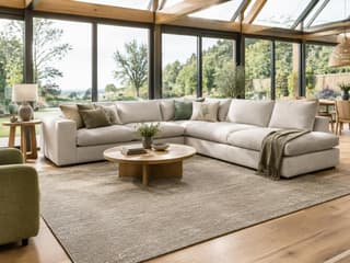 Fenchurch Designer Sofa in As shown – shown in a room setting