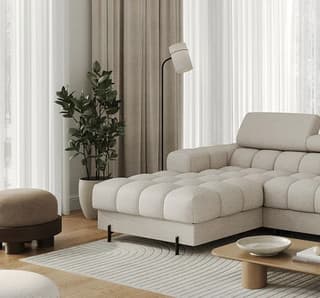 Emberly Corner Sofa Bed with Storage RY18 – close-up detail