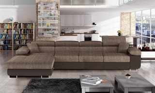 Hollingwood Long Corner Sofa Bed with Storage B03/S66